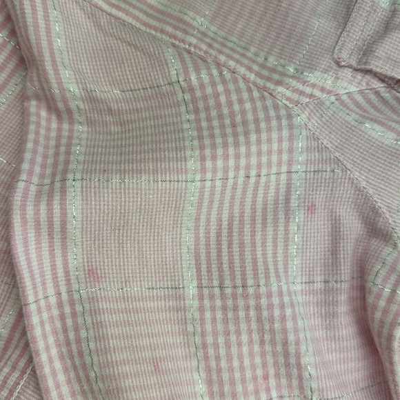 Gina Benotti Pink Plaid Snap Button Down Shirt - Picture 13 of 13
